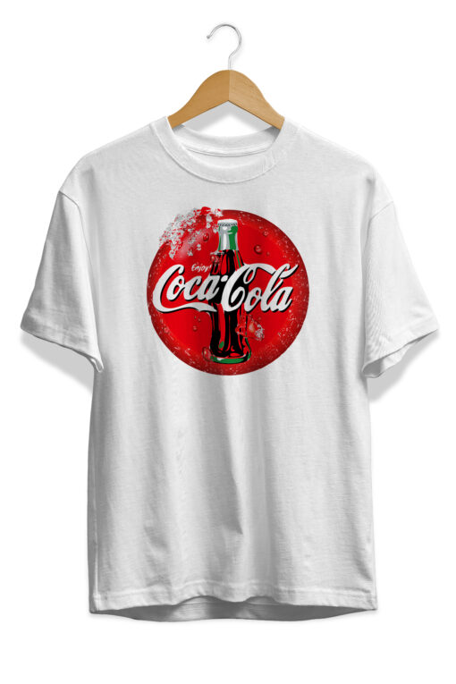 Coca Cola Logolu Ünisex Tişört
