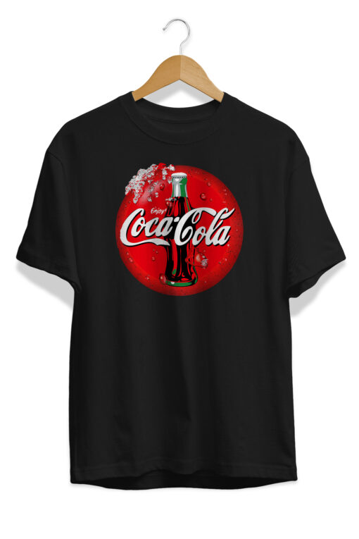 Coca Cola Logolu Ünisex Tişört