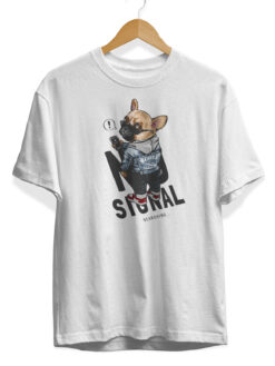 Sinyal Alamayan Harika Bulldog Görselli Tişört