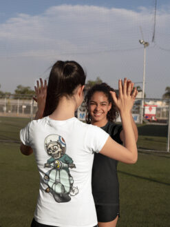 Vespa Kullanan Motorcu İskelet Adam Skull Tişörtü