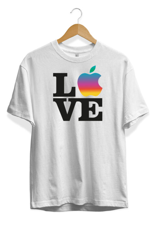 Apple Logolu Ünisex Tişört