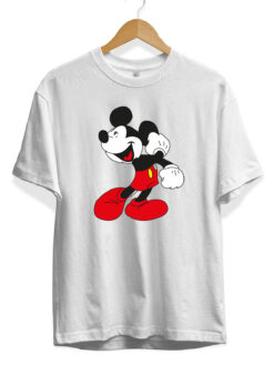 Mickey Mouse Çizgi filim Görselli Ünisex Tişört