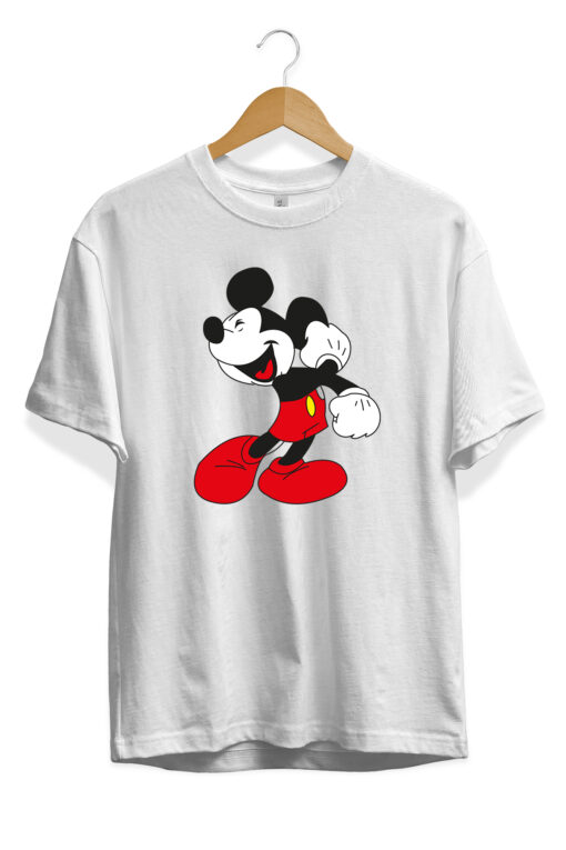 Mickey Mouse Çizgi filim Görselli Ünisex Tişört