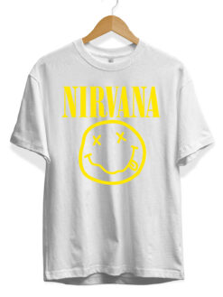 Nirvana logo Görselli Ünisex Tişört