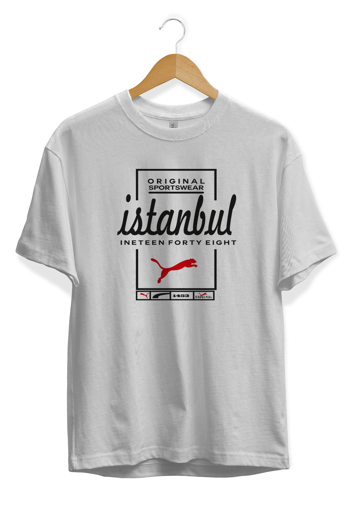 İstanbul-1453 tişört İstanbul-1453 beyaz tişört