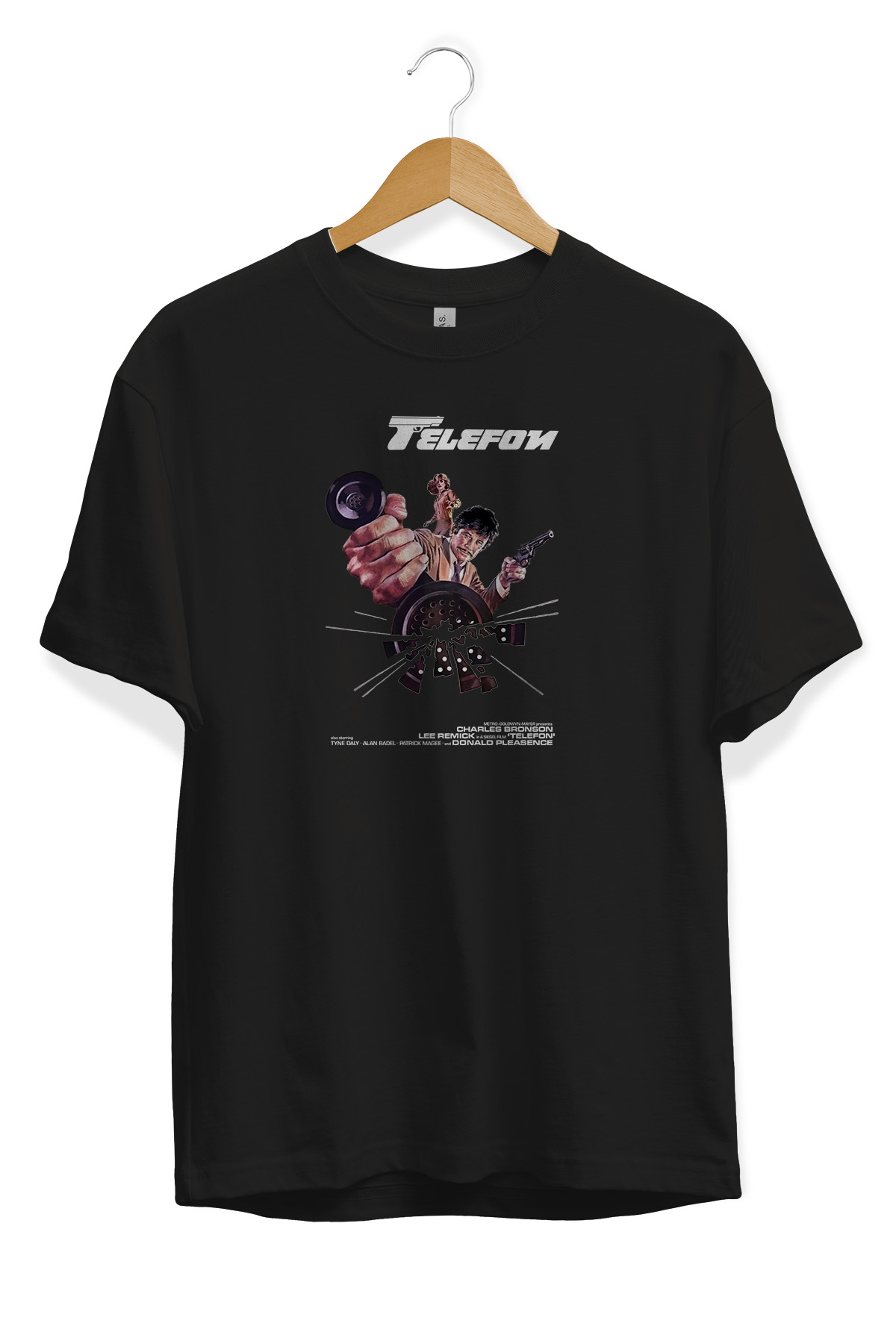 telefon filim tişört Bay Bayan Siyah Beyaz tişört