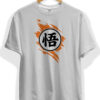Goku Sembol logo beyaz tişört