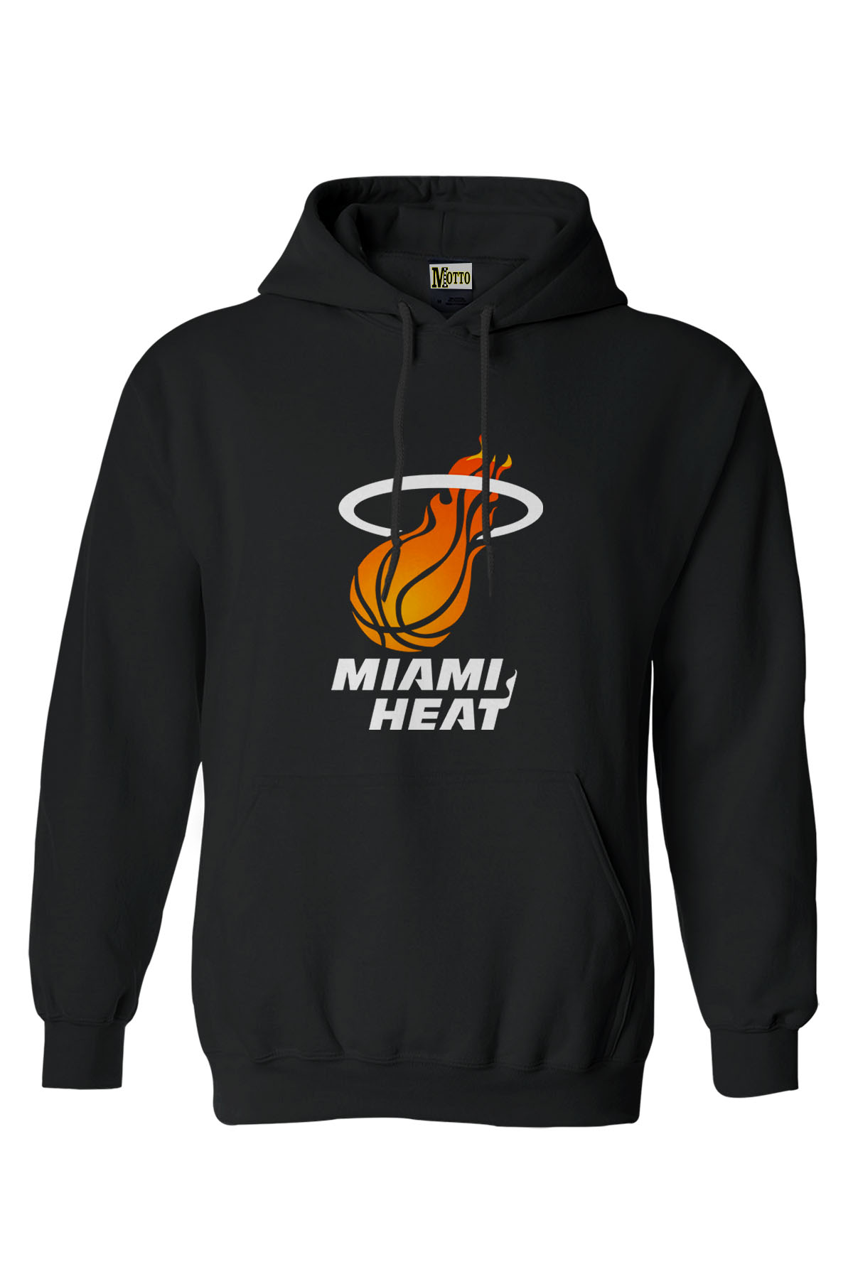 Siyah Kapüşonlu Mıamı Heat Sweatshırt hoodie Erkek Kadın Kapüşonlu Siyah