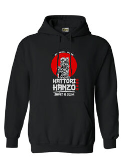 Bay Bayan siyah kapüşonlu