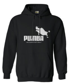 Pumba Görselli Sweatshirt Siyah