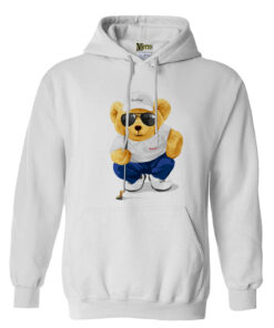 Beyaz Hoodie ünisex