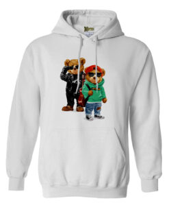 Gitarçı Kanka Ayılar Kapüşonlu Sweatshirt