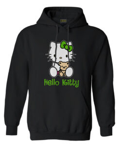 Bay Bayan Kapüşonlu Siyah Hoodie