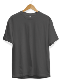 Kadın Erkek Tişört Pisiklet Yaka Füme