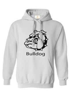 Bulldog Baskılı Bay Bayan hoodie