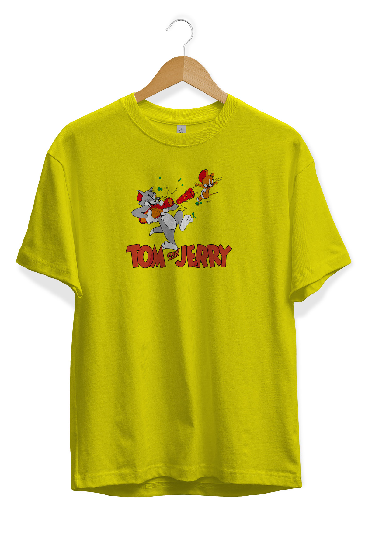 tomand-jeryy tshırt Tom and Jerry Baskılı t-shirt