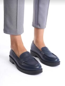 HAKİKİ DERİ KADIN LOAFER AYAKKABI