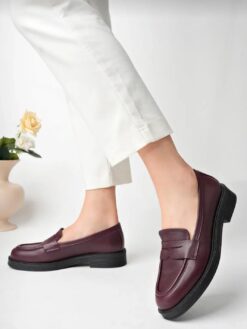 KADIN KAHVERENGİ LOAFER AYAKKABI