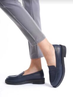 HAKİKİ DERİ KADIN LOAFER AYAKKABI